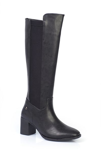 Capone Outfitters Elastische Damenstiefel mit mittlerem Absatz für Damen