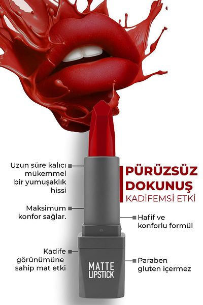 Alix Avien ALIX AVIEN MATTE LIPSTICK 422 WILD RED