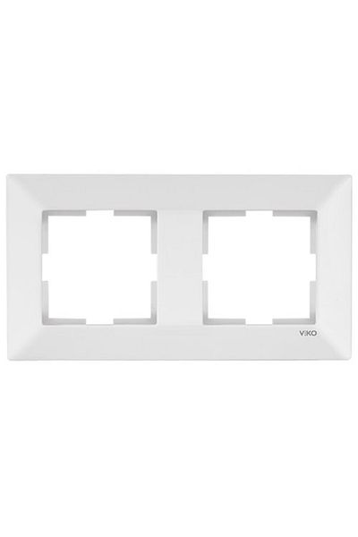 VİKO Viko Meridian White Double Frame