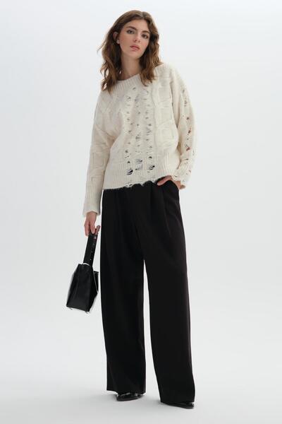 SHERIN Екрю Деліклі Трико Казак