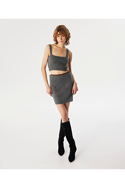 Twist KONTRAST JAKARLI MİNİ ETEK