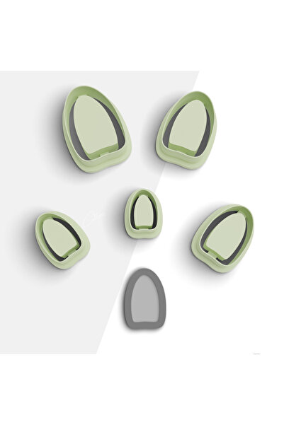 brocutters قالب قطع من طين البوليمر على شكل قوس منقوش، قالب حلق، قاطع طين، 5 ...