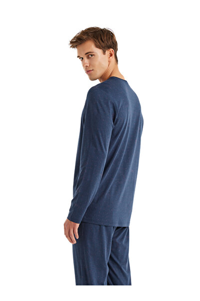 Blackspade MODAL ПАМУК ДОВГІ РУКАВИ ЧОЛОВІЧИЙ ПІЖАМНИЙ КОМПЛЕКТ
