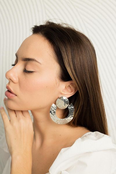 Modex Textured Dangle Earrings