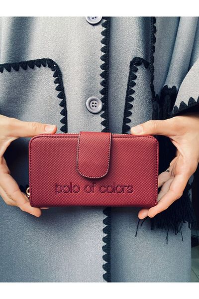 Çanta Trend Polo of Colors Embroidery Brand Written Wallet