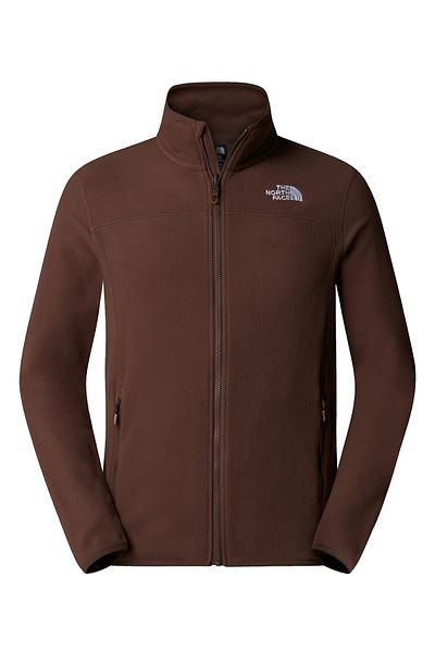 THE NORTH FACE M 100 Glacier Full Zip Men's Outdoor Fleece Jacket Nf0A855X1Oi1 Brown