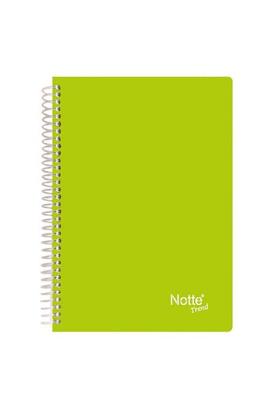 Notte Spiral Plastic Cover A4 Trend 160 Sheets Ruled Notebook 60-367
