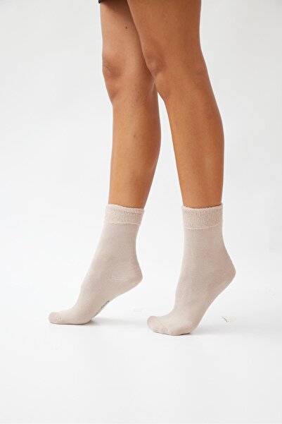 Katia&Bony Beige Girl's Towel Socks