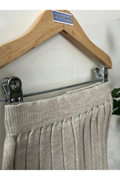 Meriç bebe Fusta de tendință din tricotaje plisate cu talie elastică pentru fete