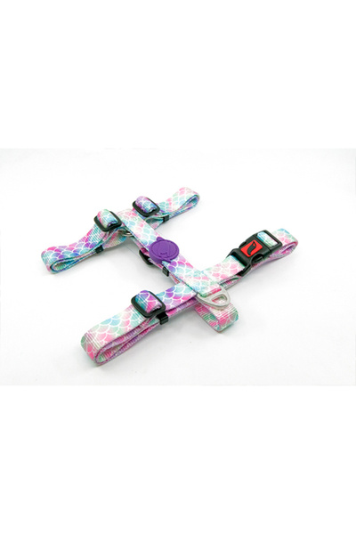 Tailpetz Bubbles H-tipi Göğüs Tasması Ayarlanabilir, Konforlu Ve Dayanıklı Desenli Köpek Tasması