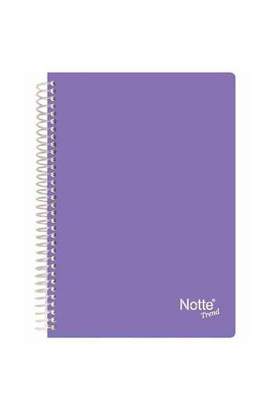 Notte غطاء بلاستيكي حلزوني A4 تريند 40 ورقة دفتر ملاحظات مخطط 60-355