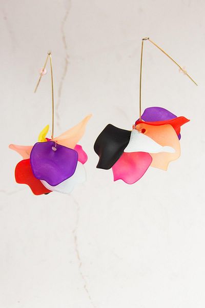Modex Dangle Flower Earrings