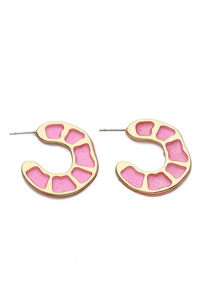 Modex Pink Candy Jewelled Earrings