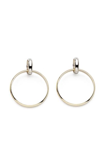 Modex Giant Hoop Earrings - Golden Yellow