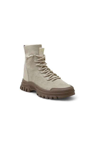 Guja 24k310-22 Textile Trend Beige Γυναικείες Μπότες