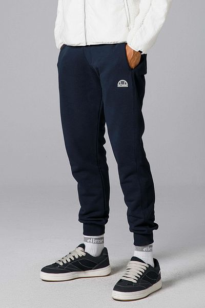 Ellesse Pantaloni de trening pentru bărbați, în amestec de bumbac, cu croiala obișnuită, cu nervuri, SIX EM263