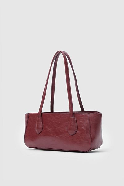 Shule Bags Τσάντα Lea Baguette Claret Red