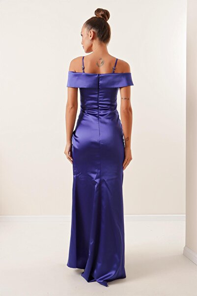 By Saygı Lodní sukně s podšívkou, dlouhé saténové šaty