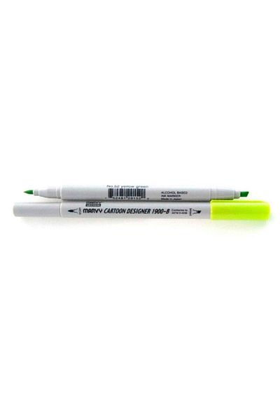 ADEL OYUNCAK Marvy 1900b-s/52 Yellow Green Graphic Marker Pen
