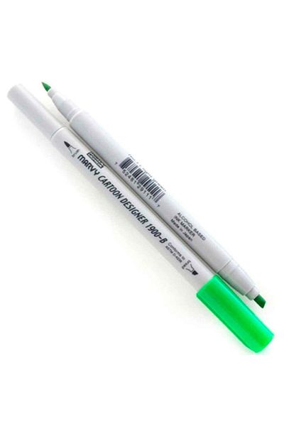 ADEL OYUNCAK Marvy 1900b-s/11 Light Green Graphic Marker Pen