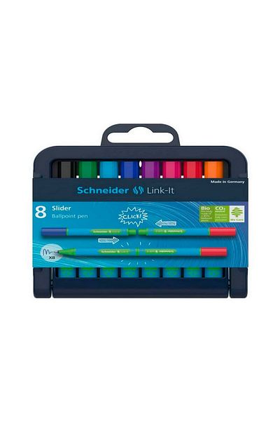 SCHNEIDER Link-It Slider 8-Piece Ballpoint Pen Stc928