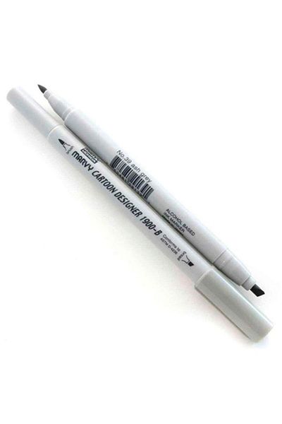 ADEL OYUNCAK Marvy 1900b-s/39 Ash Gray Graphic Marker Pen
