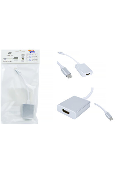 IRONSTAR TYPE-C TO HDMI Laptop Tablet Telefon PC TV Monitör Projeksiyon