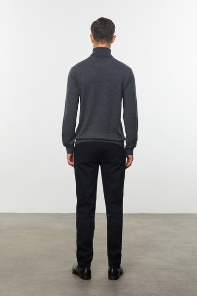 Mudo Balıkçı Yaka Merino Yün Kazak