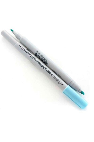ADEL OYUNCAK Marvy 1900b-s/41 Blue Gray Graphic Marker Pen