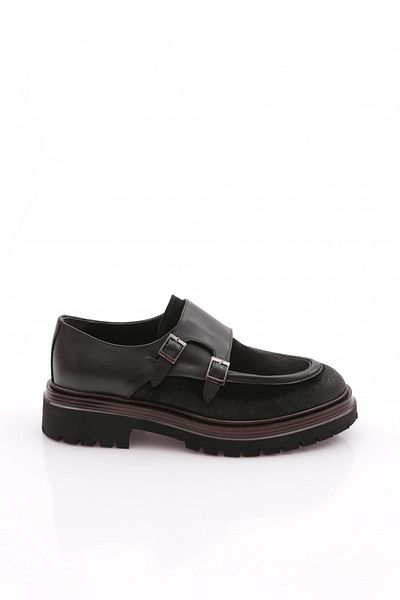 DGN Ανδρικά παπούτσια Casual Black Suede Black Analine 10381123210