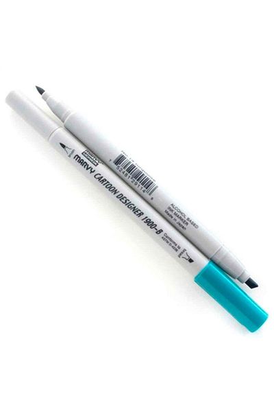 ADEL OYUNCAK Marvy 1900b-s/14 Turquoise Graphic Marker Pen