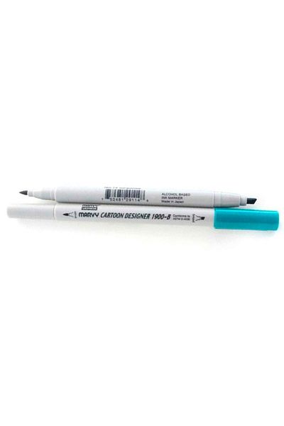 ADEL OYUNCAK Marvy 1900b-s/14 Turquoise Graphic Marker Pen