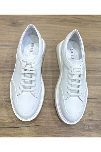 Giotelli Gio White 191 Leather High Sole Shoes - Gm23Fl25048