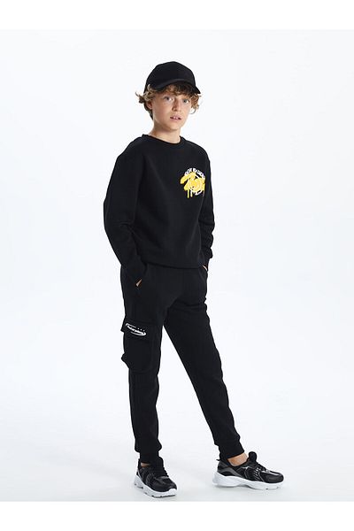 LC Waikiki Дебели спортни панталони Jogger с еластична талия за момче