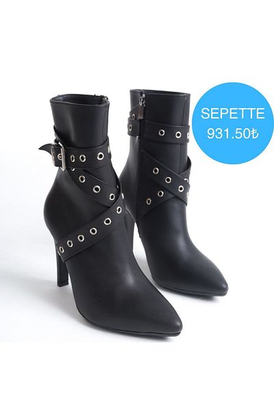 MODA MHS CIZME DETALIATE CU CUREA CU FERMOAR DE FEMEI