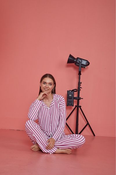 Eyfuze Women's Winter Buttoned Long Sleeve Suede Pajamas Set