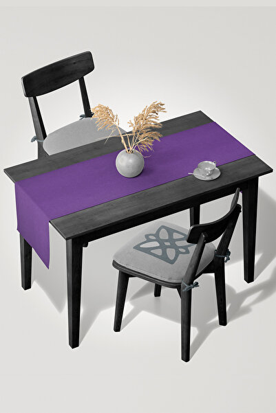 MARİTSA Runner mov texturat din catifea - Husă fără încurcături și fără riduri