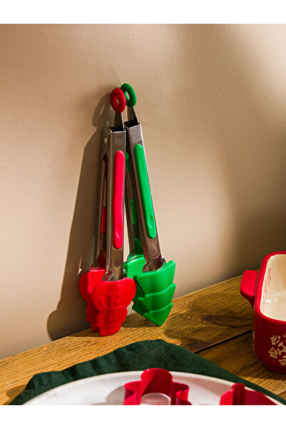 LC Waikiki LCW HOME Karışık Baskılı Yılbaşı Temalı Maşa Seti 2'li