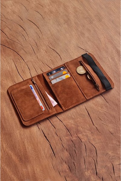 English Leather Real Suede Leather Wallet