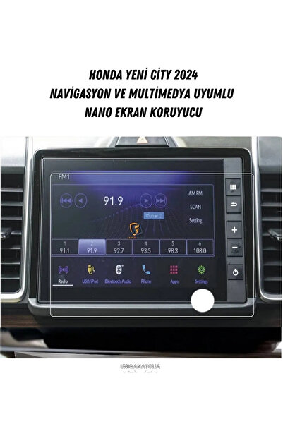 UniqAnatolia Honda New City 2024 Navigation and Multimedia Compatible Nano Sc...