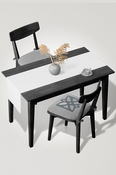 MARİTSA White Runner with Velvet Texture - Series, Stain-Proof and Crease-Proof Cover