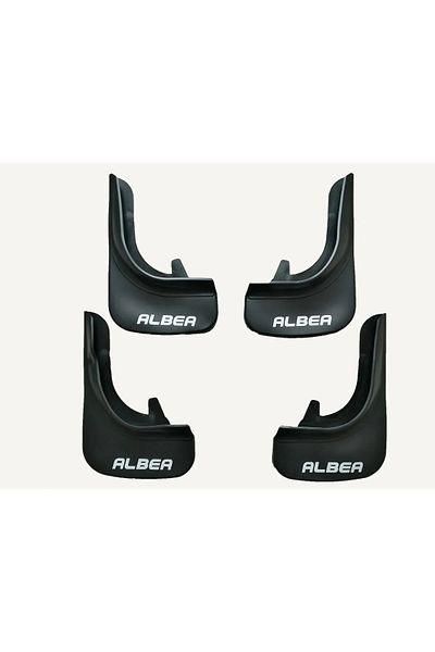 FA OTOMOTİV Albea Compatible Mudguard Set of 4 (Fender - Dust Cover)