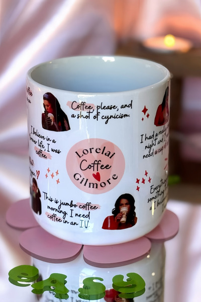 Cool Stuff جيلمور جيرلز لوريلاي جيلمور كوفي (لعشاق القهوة) كوب بيلا