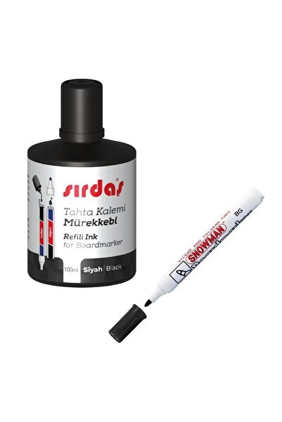 Siriderya Doldurulabilir Tahta Kalemi 1 Adet Snowman ve 100 CC Yedek Mürekkep...