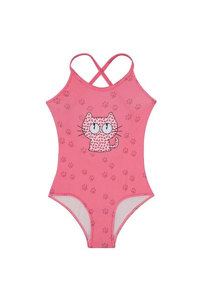 SLIPSTOP Costum de baie roz pentru fete