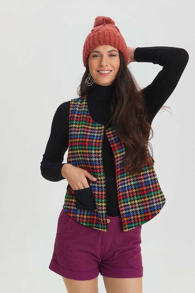 Clandestino Ponponlu Saç Örgüsü Bere Kiremit