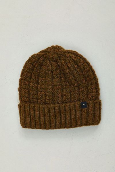 Clandestino Unisex Textured Beret Khaki