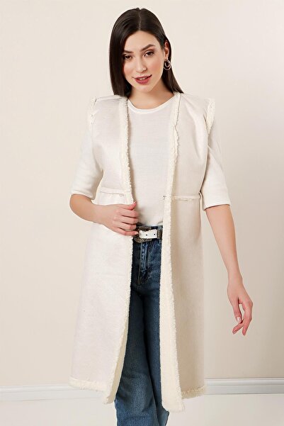 By Saygı Leather Vest with Faux Fur Inside