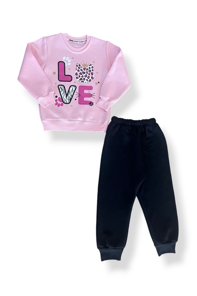VALERY طقم بدلة رياضية شتوية للأطفال من Love 3 Yarn