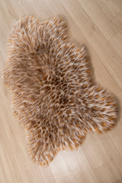 SARAZ HALI Yumoş Post Kesim Puffy Leopar Desen